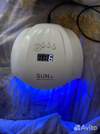 Лампа для сушки гель лака sun