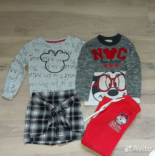 Вещи пакетом на девочку 104 110