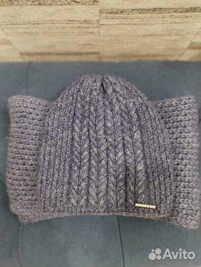 Комплект шапка и снуд