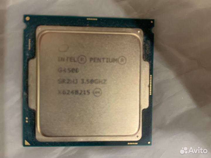 Процессор intel pentiumG4500