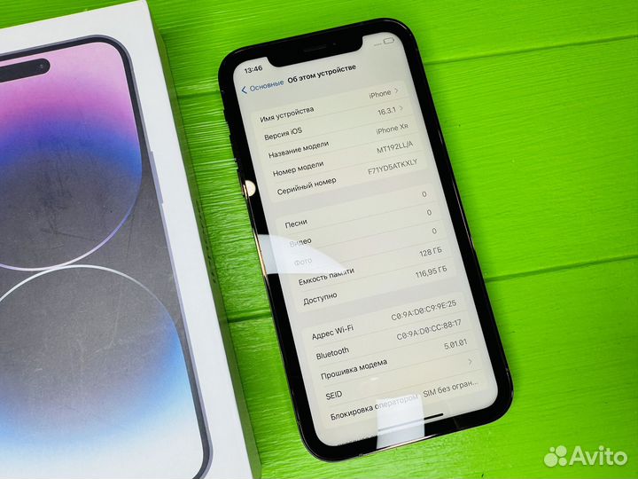 iPhone xr в корпусе 14 pro 128gb(новый)