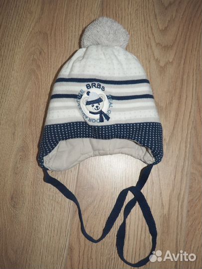 Теплая зимняя шапка 46-48 Польша