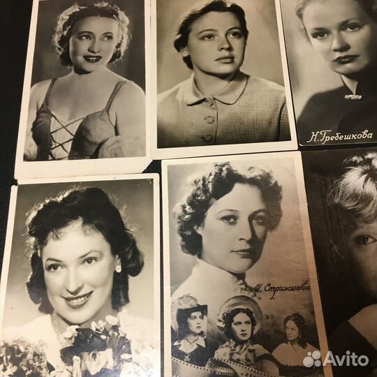 Актрисы актеры кино СССР открытки 10 шт