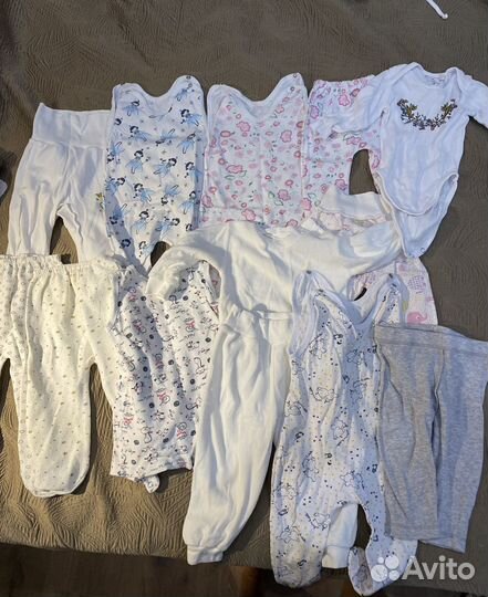 Детские вещи пакетом от 0 до года
