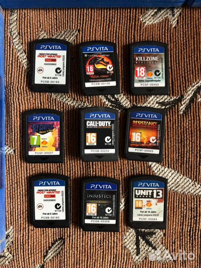 Картриджи игры sony ps vita