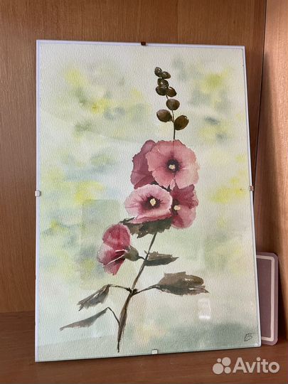 Картина акварель, размер А4
