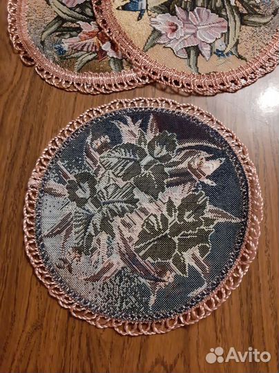Салфетки из гобелена 4 шт. Новые