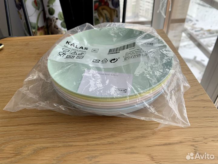 Набор тарелок IKEA Kalas Калас 6 шт