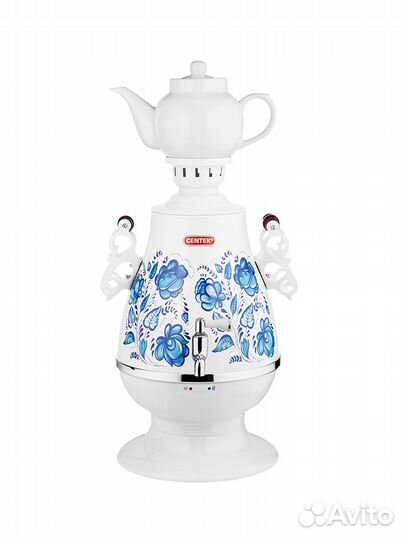 Электросамовар CT-0091A (4,0) 2100-2300Вт LED бел