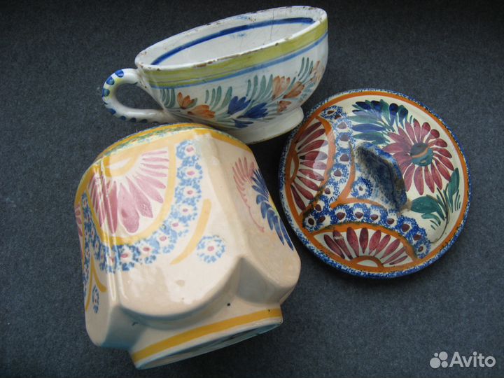 Ручная роспись 19 века Henriot Quimper