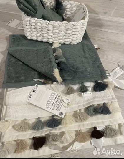 Полотенце zara home новое Кисточки