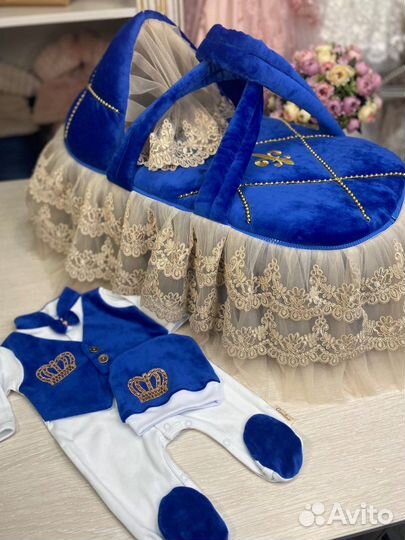 Люлька переноска, конверт, костюм «Королевский»