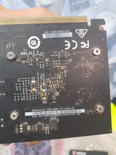 Видеокарта GT1030 MSI 2GB