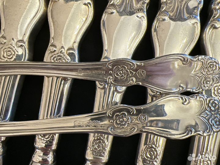 Набор столовых приборов мельхиор СССР