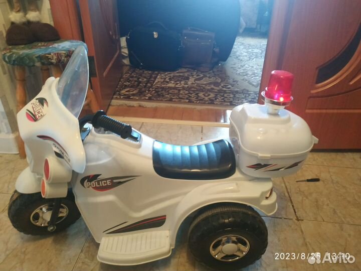 Детский мотоцикл на аккумуляторе бу