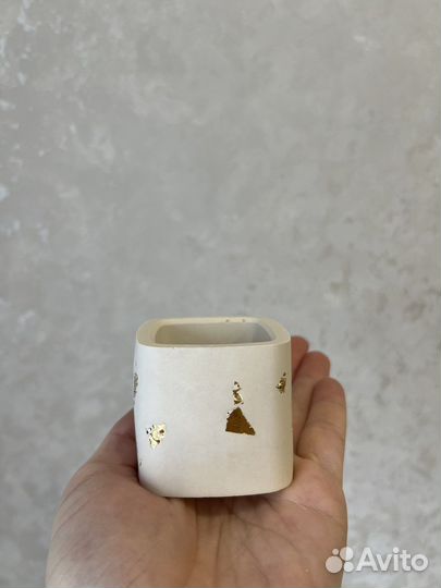 Подсвечник гипсовый