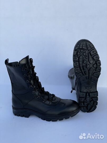 Берцы кобра кожаные