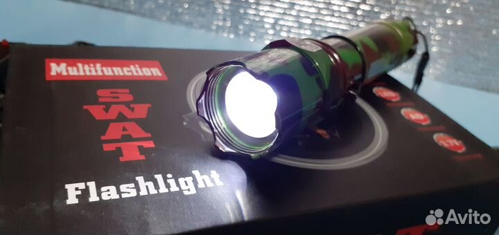 Мощный фонарь Swat Хантер Аккумуляторный Камуфляж