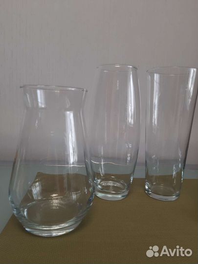 Ваза для цветов стекло