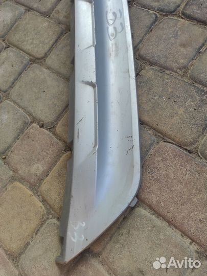 BMW X3 2010-2016 задний бампер,защита, Юбка бмв х3