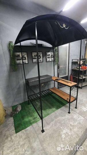 Мангал с крышей. Новый