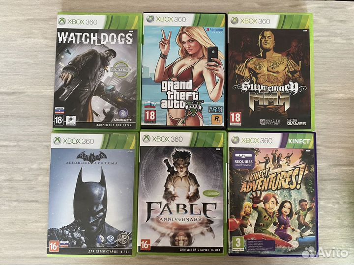 Диски для xbox 360