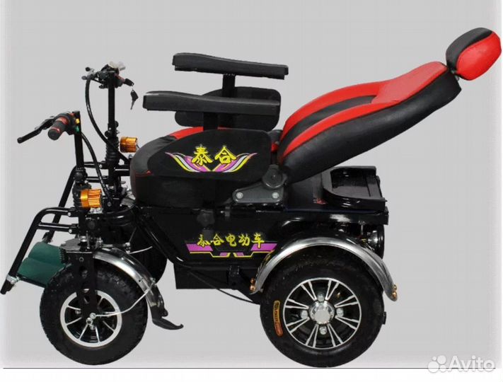 Электрическая коляска с амортизаторами новая