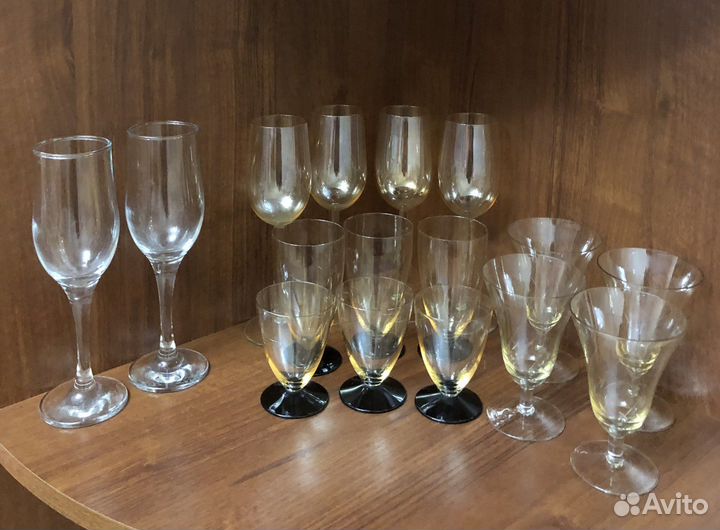 Фужеры разные