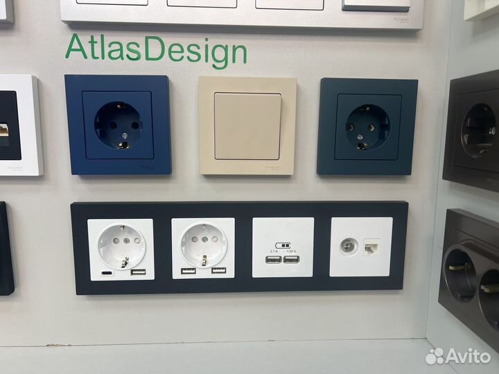 Розетки Atlas Design