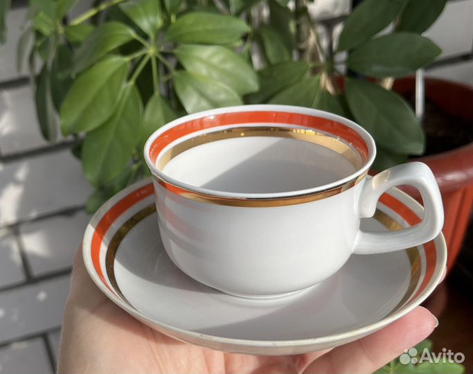 Чайные пары СССР богдановичский фарфор