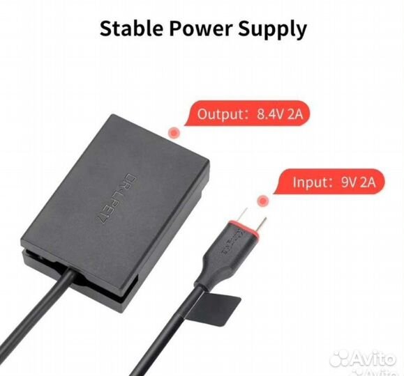 Адаптер питания для Canon R8; R50; R10; 77D; 850D