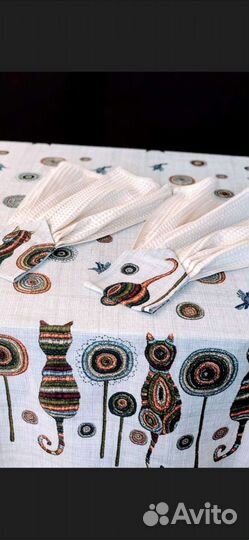 Кухонные полотенца Коты