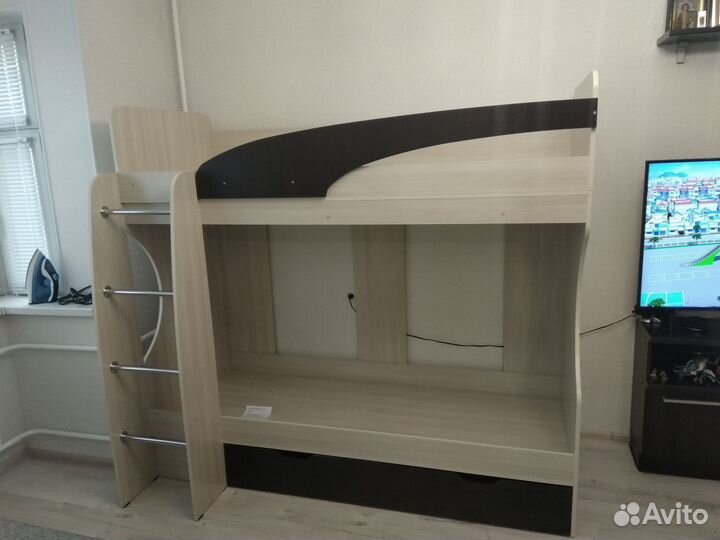 Кровать двухъярусная Латте 77-02