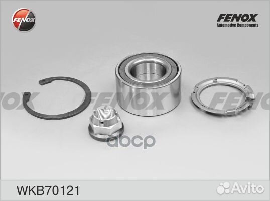 Подшипник ступ.renault logan I 04-07 пер. +ABS