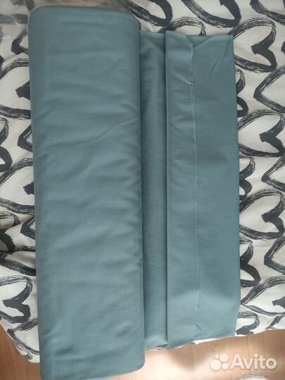 Ткань 100 хлопок. Икеа, цвет - голубой