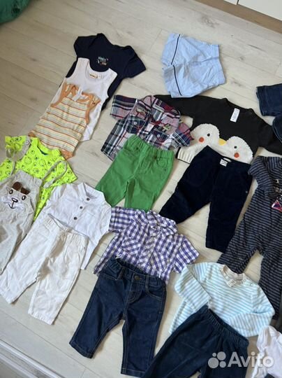 Вещи пакетом на мальчика 68 hm zara