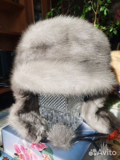 Шапка зимняя меховая женская норковая