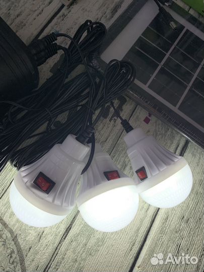 Освещение автономное на солнечной батарее