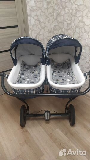 Коляска 2 в 1 для двойни