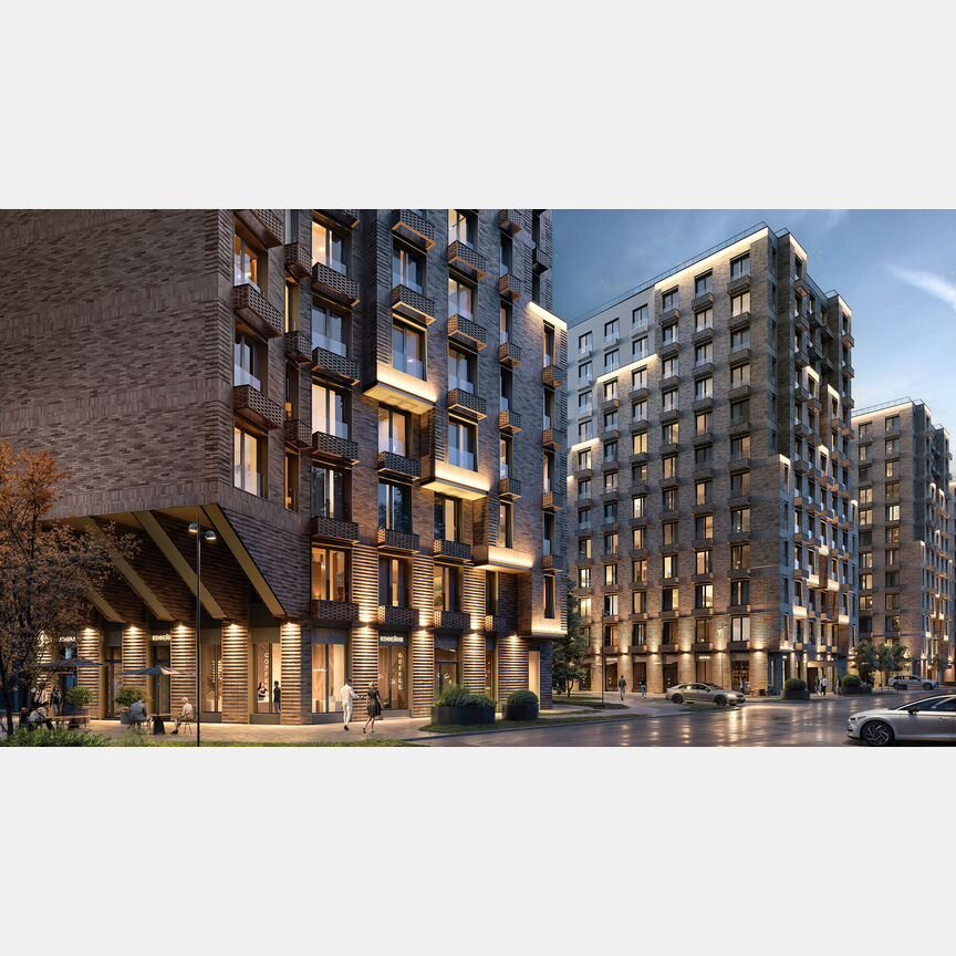 1-к. квартира, 50,5 м², 1/6 эт.