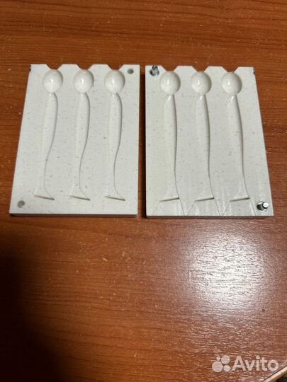 Форма для литья силиконовых приманок