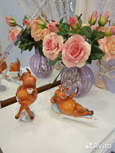 Коровки статуэтки цена за пару