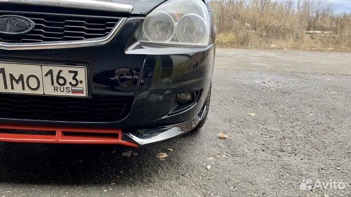 Сплитер бампера приора