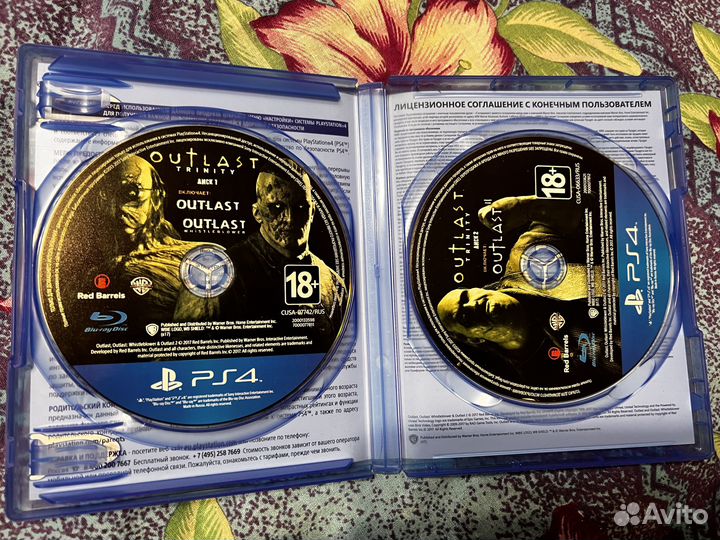 Outlast Trinity игра ps4