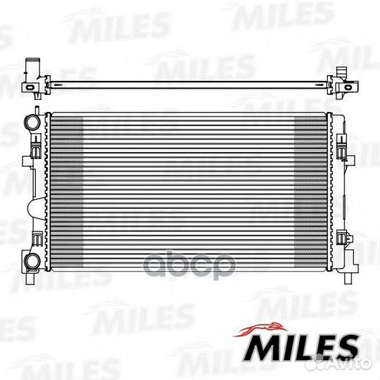 Радиатор (паяный) VAG polo RUS 10/Rapid 11/FA