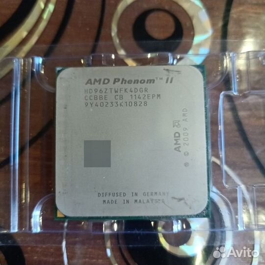 Процессор amd phenom ii x4 960t