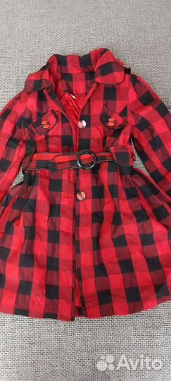 Плащ тренч для девочки