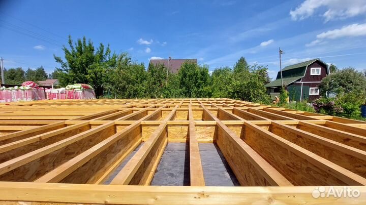 Деревянные балки двутавровые