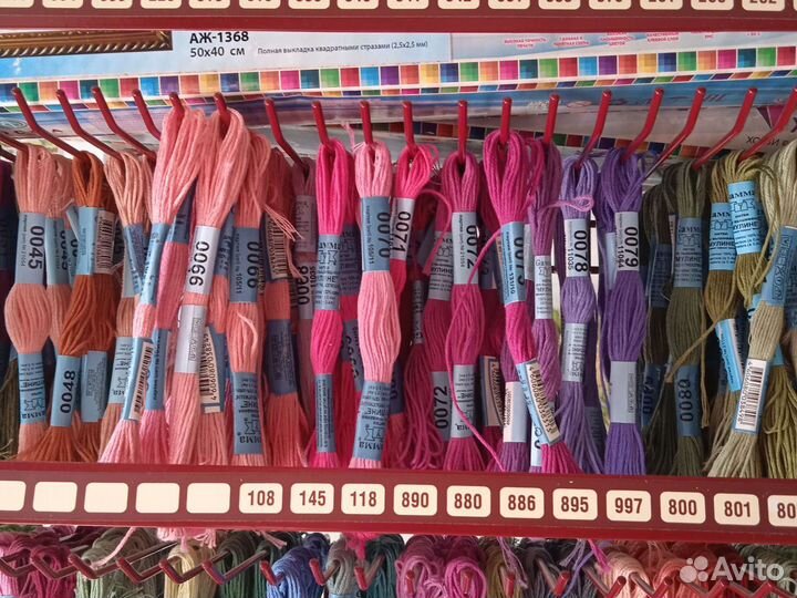 Нитки мулине гамма