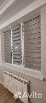 Рулонные шторы день ночь